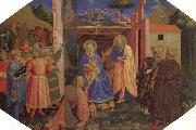 Fra Angelico Altarpiece of the Annunciation oil painting artist